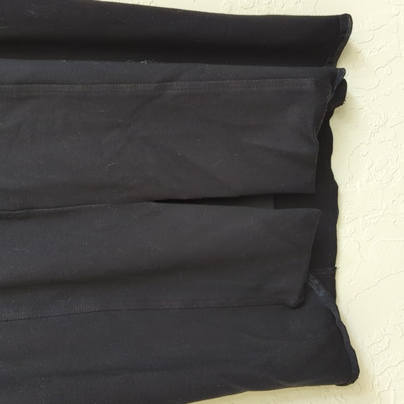 💎 WHBM Black Ponte Knit Seamed Pencil Skirt Size 12 - Flawed Gem - Picture 5 of 7